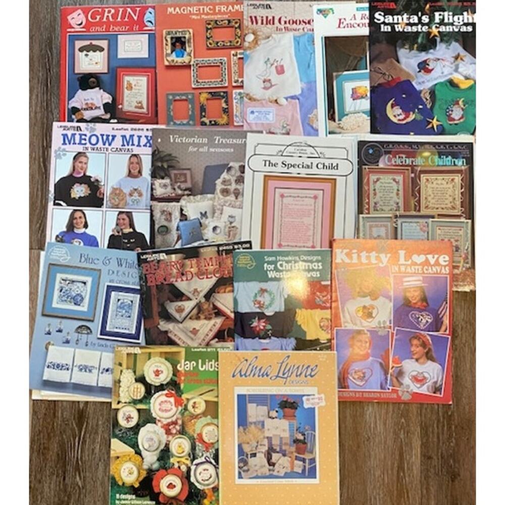 Mixed Lot of Cross Stitch Patterns Booklets (15)
